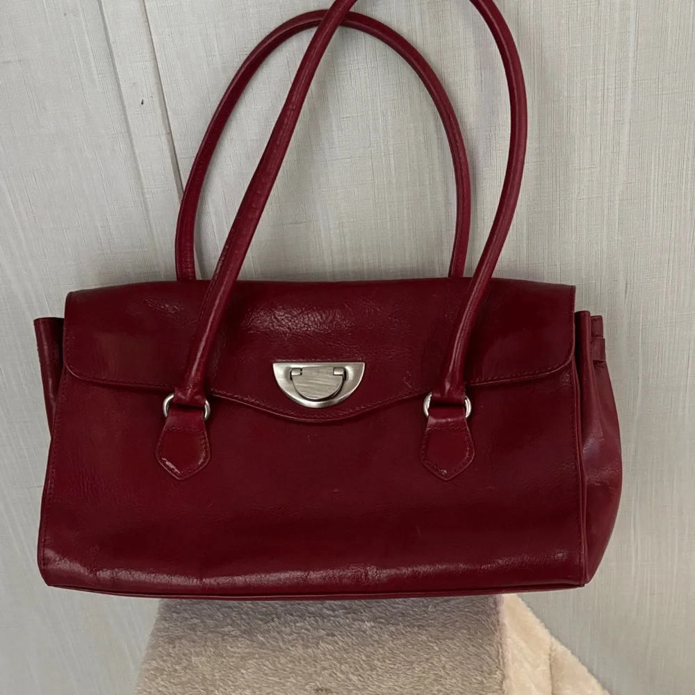 HOBO Deep Red Shoulder Bag